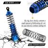 RCMYou RC Shocks & Front Rear Suspension Arm Upgrades Part for 1/10 Slash 4x4 VXL,Rustler 4X4 VXL,Stampede 4X4 VXL,Hoss 4X4 VXL,Alloy Big Bore RC Shock Absorber & More Durable A Arm,Navy Blue view 3
