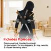Morph Deluxe Black Boys Ninja Costume With Ninjas Toy Swords Accessory, Kids Ninja Costumes, Boy Halloween Costume, Small view 4