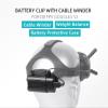 BTG Battery Clip with Cable Winder for DJI FPV Goggles V2 / DJI Avata Drone Goggles 2 Accessories view 2