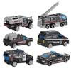 1:64 Car Model Toy, 6 Sets of Alloy Plastic Simulation Cars, Firefighting, Off Road, Pickups, Sports Cars, Racing for Boys Kids (A Special Police Series) Classic Toys view 1