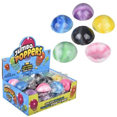 Rhode Island Novelty 2.25" Large Marble Poppers, 36 Pieces per Order