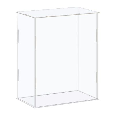 MECCANIXITY Acrylic Display Case Box Clear Dustproof Protection Showcase 8.3x4.3x10 Inch for Collectibles Display