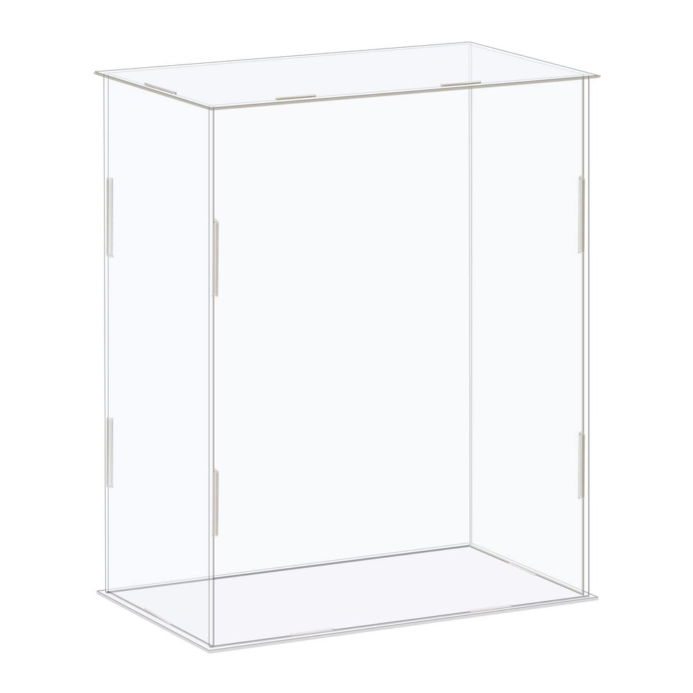 MECCANIXITY Acrylic Display Case Box Clear Dustproof Protection Showcase 8.3x4.3x10 Inch for Collectibles Display