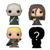 Funko Bitty POP! HP - Voldemort, 4-Pack - Lord Voldemort, Draco Malfoy (Quidditch), Bellatrix Lestrange and A Surprise Mystery Mini Figure - 0.9 Inch (2.2 Cm) - Harry Potter Collectable - Gift Idea view 2