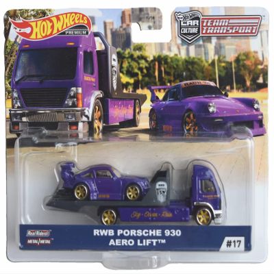 Hot Wheels RWB Porsche 930 Aero Lift, Team Transport #17 ()