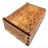 Creative Crafthouse Customizable Wooden Dice Tray - Handmade Cherry Wood with Felt Lining, Perfect for TTRPGs view 1