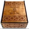 Creative Crafthouse Customizable Wooden Dice Tray - Handmade Cherry Wood with Felt Lining, Perfect for TTRPGs view 2