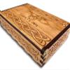Creative Crafthouse Customizable Wooden Dice Tray - Handmade Cherry Wood with Felt Lining, Perfect for TTRPGs view 3