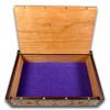 Creative Crafthouse Customizable Wooden Dice Tray - Handmade Cherry Wood with Felt Lining, Perfect for TTRPGs view 4