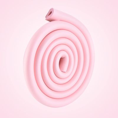 U Shape Baby Safety Desk Protector Edge Corner Guards,Soft Corner Protectors for Kids, Furniture Edge Anti-Collision Strip with Double-Sided Tape (2M,Pink)