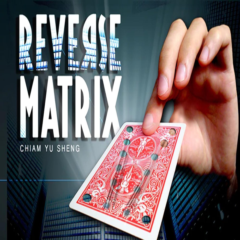 Reverse Matrix RED (Gimmicks and Online Instructions) by Chiam Yu Sheng - Trick