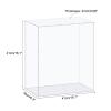 MECCANIXITY Acrylic Display Case Box Clear Dustproof Protection Showcase 16.1x6.3x16.1 Inch for Collectibles Display view 2