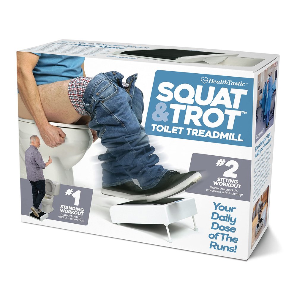 Prank-O Squat & Trot  Funniest Prank Gift Box | Hilarious Empty Gag Gift for White Elephant & Christmas 2025 | Funny Gift Box for Coworkers, Friends & Men Who Have Everything, As Seen on Shark Tank