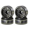 TREAL 1.0 Beadlock Wheels Brass Heavy Weight Wheel Rims (4P) for SCX24 C10 Deadbolt Dodge AX24 FCX24 1/24 Crawler TRX4M 1/18 RC Crawler view 1