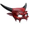 Evil Animal Halloween Masquerade Mask Devil Cosplay Mask Voodoo Skull Horns Antelope Curled Horns Halloween Costume Party Mask Ram Horns Devil Headpiece view 2