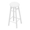 Miniature Dollhouse Bar Stool, 1:12 Scale Lifelike Mini Wooden Dining Chair Decor for Doll House Interior Furniture, Birch Wo view 1