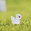 Fovolat Resin Ducks | 20 Tiny Ducks Miniature Figures Miniature Toys Fairy Garden Landscape Aquarium Ornament Potted Plants Decoration view 4