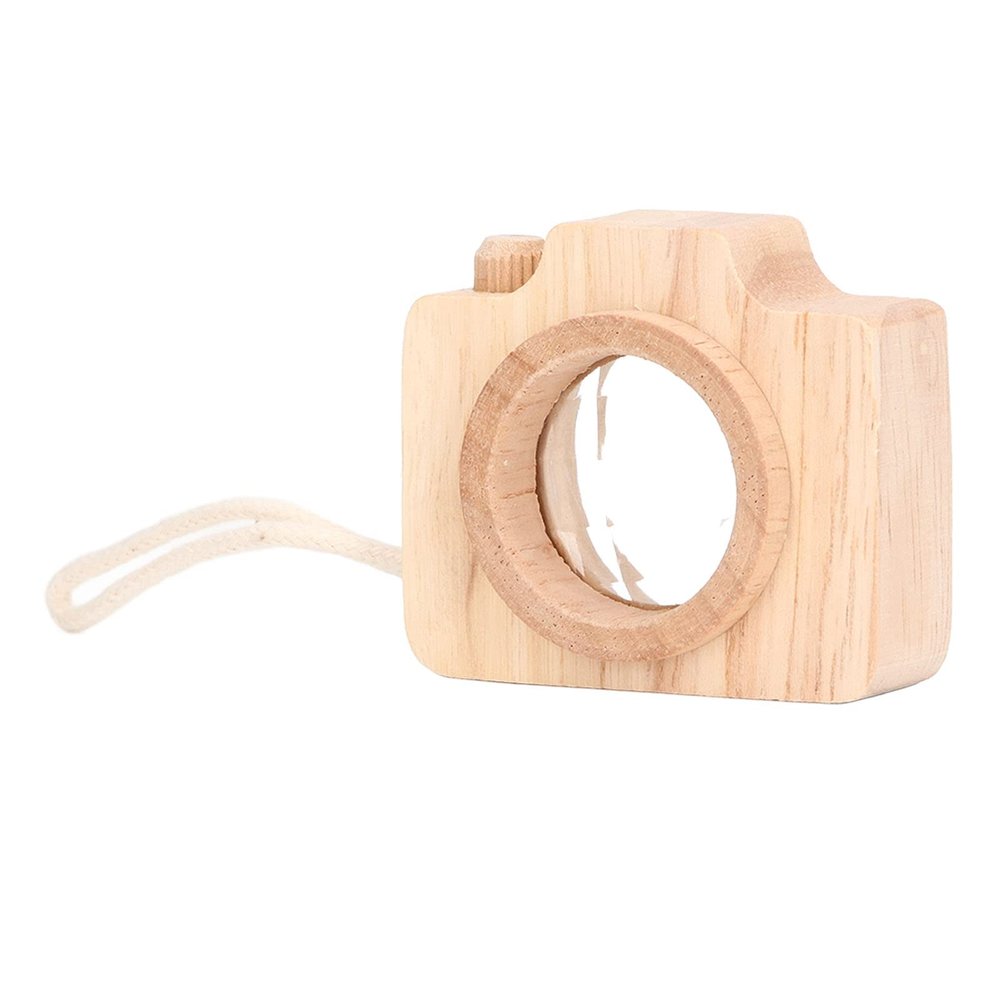 Prism Lens Toy Bee Eye Effect Unique Camera Cute Portable Interesting Children Toy (Wood Color) Kaleidoscope