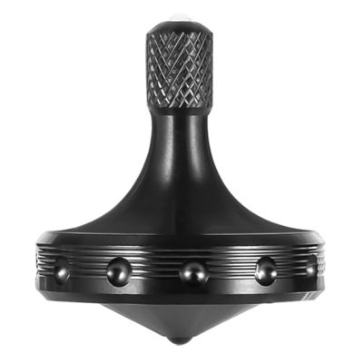 LOQATIDIS Precision Metal Spinning Top, Spin Smooth for A Long Time, Best Spin Time Over 8 Minutes, Perfect Balance Well Made EDC Desktop Gyro Toys for Adults | Unique Gift (Black)