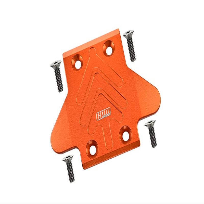 GPM for Arrma 1:8 Electric Talion 6S BLX/Outcast 6S BLX Upgrade Parts Aluminum Front Chassis Protection Plate - 5Pc Set Orange