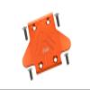 GPM for Arrma 1:8 Electric Talion 6S BLX/Outcast 6S BLX Upgrade Parts Aluminum Front Chassis Protection Plate - 5Pc Set Orange view 1