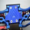GPM for Arrma 1:8 Electric Talion 6S BLX/Outcast 6S BLX Upgrade Parts Aluminum Front Chassis Protection Plate - 5Pc Set Orange view 3