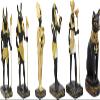 Ebros Gift Egyptian Classical Deities Osiris Thoth Seth Horus Anubis Bastet Set of 6 Miniature Figurine Gods of Egypt Dollhouse Miniature Figurines Legends of Ancient Egypt Collectible view 3