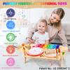 Wingyz Kids Drum Set for Toddlers Baby Music Instruments 7 in 1 Montessori Preschool Musical Toys Children Drum kit Xylophone Tambourine Birthday Gifts for Boys and Girls view 2