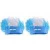 INOOMP 2pcs Fan Wig Headband Colored Fake Wig Funny Clown Hair Cosplay Outfits Multi-function Clown Hair Clown Hair Wig Soccer Fan Wig Football Match Fan Wig Women's Props Flag Polyester view 1