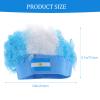 INOOMP 2pcs Fan Wig Headband Colored Fake Wig Funny Clown Hair Cosplay Outfits Multi-function Clown Hair Clown Hair Wig Soccer Fan Wig Football Match Fan Wig Women's Props Flag Polyester view 4