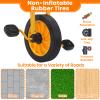 Kids Tricycle for Age 2-6, Big Wheel Kids Trike Bike, Preschool Daycare Outdoor Tricycle with Airless Rubber Tires and Non-Slip Pedals, Gift for Boys and Girls view 4