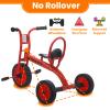 Kids Tricycle for Age 2-6, Big Wheel Kids Trike Bike, Preschool Daycare Outdoor Tricycle with Airless Rubber Tires and Non-Slip Pedals, Gift for Boys and Girls view 3