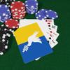Brian Bula Ukraine Playing Cards Unique Poker Cards with White Peace Dove on Blue and Gold Ukraine Flag view 3
