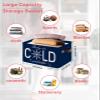 Large Storage Baskets Bins 2 Pack Christmas Snowflake Collapsible Storage Box Laundry Organizer for Closet Shelf Nursery Kids Bedroom Baby It's Cold Outside Winter Navy Blue view 2