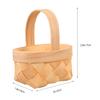 20PCS Mini Basket  Small Baskets Picnic Style with Handles for Easter Presents, Daughters Party Favors, Bridal Showers, Baby Showers, and Birthday Decor view 4