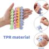 10 Pieces Sensory Fidget Toys Caterpillar Stretchy Relieves Stress Toy Gift Juguetes Kids Adults Decompression Toy Funny Squeezable Toys (Color : D) view 4