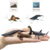 24 Small Animal Figurines Learning & Education Toys, Plastic Realistic Zoo Jungle Safari Sea Ocean Animal Figures, Preschool Learning Activities Matching Game Science Toys view 3