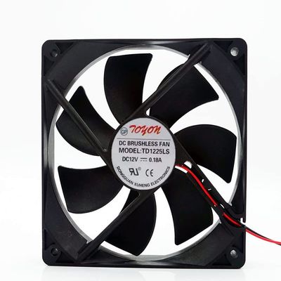 1PCS TD1225LS Fan for 12V 0.18A 12CM 12025 Cooling Fan