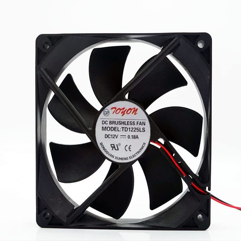 1PCS TD1225LS Fan for 12V 0.18A 12CM 12025 Cooling Fan