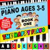 The HAPPY PIANO KIT-Preschoolers Book & Color Keyboard Stickers w/QR Codes. in preschools Across USA! Kids Toddlers 3-5. Easy! Beginner Music, Baby Shark Lesson Video (Digital). 50K Kids Since 2006! view 1