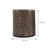 2pcs Patterned Dice Cup Dice Stacking Cup Straight Screen Cup Bar Supplies Egypt Party Dice Containers Dice Rolling Holder Stacking Cups Braces Color Cup Delicate Leather view 2