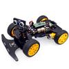 Adeept Smart Car Kit Compatible with Raspberry Pi Pico, Line Tracking, Obstacle Avoidance, Colorful Light, DIY STEM IR Remote Controlled Educational Robot Car Kit with MicroPython Code and Tutorials view 1