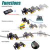 Adeept Smart Car Kit Compatible with Raspberry Pi Pico, Line Tracking, Obstacle Avoidance, Colorful Light, DIY STEM IR Remote Controlled Educational Robot Car Kit with MicroPython Code and Tutorials view 4
