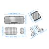 RC Car Window Protection Nets, 5 PCS RC Metal Window Mesh Simulation Exquisite Prevent Scratching RC Defender Window Guard for Traxxas TRX4 RC Cars view 2
