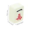 BESPORTBLE 1 Set Mini Mahjong Set Travel Mahjong with Majiang Table Travel Game Supplies for Western -Jongg Play with Carrying Case view 2