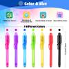 GIFTINBOX Invisible Ink Pen, 28PCS Spy Pen with UV Light for Kids, Birthday Party Favors for Kids 4-8 8-12, Classroom Prize for Students Magic Marker for Secret Message view 4
