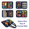LearnToy Busy Board - Dinosaur Montessori Toys for 3 4 5 Year Old - Sensory Toys for Autistic Children - Toddler Travel Toys - Busy Book for Toddlers Activities as Boys Girls Gift view 2