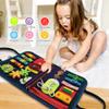 LearnToy Busy Board - Dinosaur Montessori Toys for 3 4 5 Year Old - Sensory Toys for Autistic Children - Toddler Travel Toys - Busy Book for Toddlers Activities as Boys Girls Gift view 3