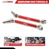 RCAWD for 1/10 ARRMA Kraton 4S V2 & Outcast 4S V2 CVD Driveshafts Upgrades (Only Fit V2), Axles Joint Shafts Aluminum Parts for #ARA311147#ARA4408V2#ARA4410V2 Red view 4