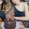 Rsstarxi 1 Pack Happy 18th Birthday Cake Topper Glitter 18 & Fabulous Cheers to 18 Years Old Birthday Cake Pick for Celebrating 18th Birthday Anniversary Party Cake Decorations Supplies Rose Gold view 4